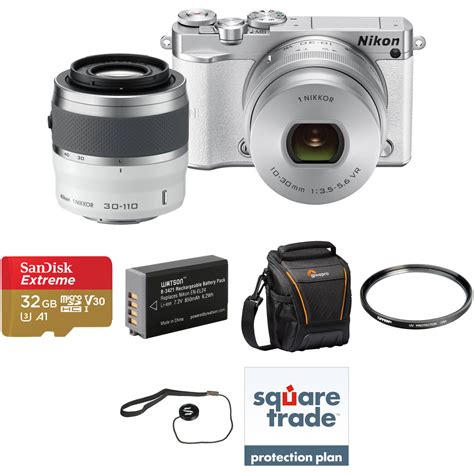 Nikon 1 J5 Mirrorless Digital Camera with 10-30mm and 30-110mm