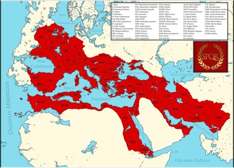 The Roman Empire At Its Greatest Extent A D Fantasy World