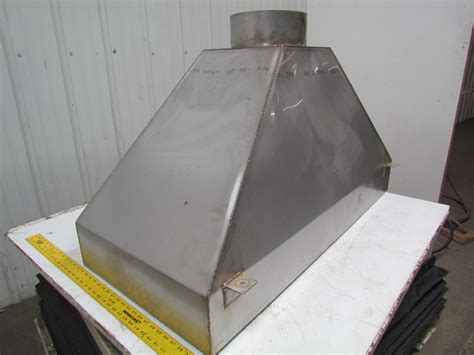 Custom Made 22x48 304 Stainless Steel Smokeacid Fume Exhaust Hood Vent