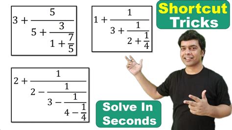 Simplification Tricks Ladder Concept Continued Fraction Maths