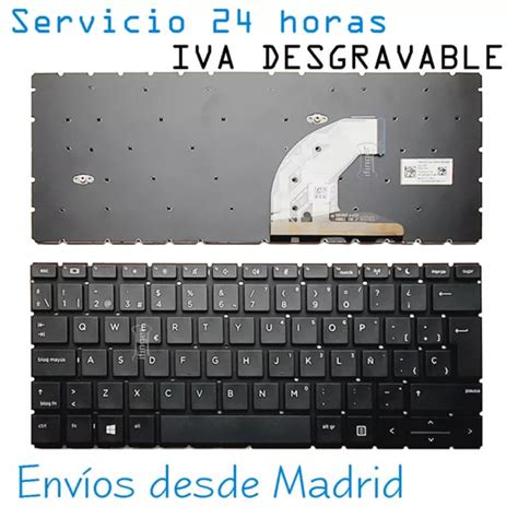 TECLADO ESPAÑOL DE portatil compatible para HP PROBOOK 430 G7 NEGRO EUR