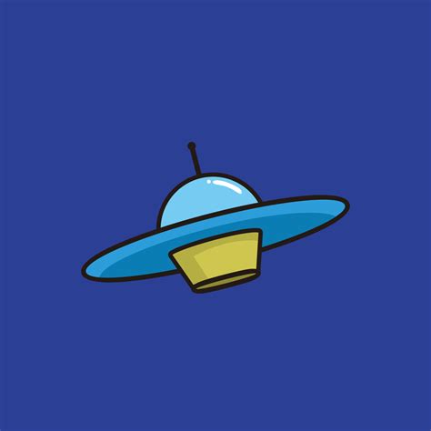 Ufo Logo Icon Simple Design Vector Art At Vecteezy