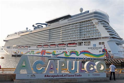 Llega A Acapulco El Norwegian Encore Con 5 Mil Personas A Bordo Anews