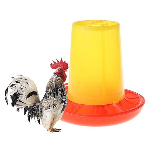 Chicken Poultry V Shaped Entrance Feed Bucket Outdoor Practical Bird