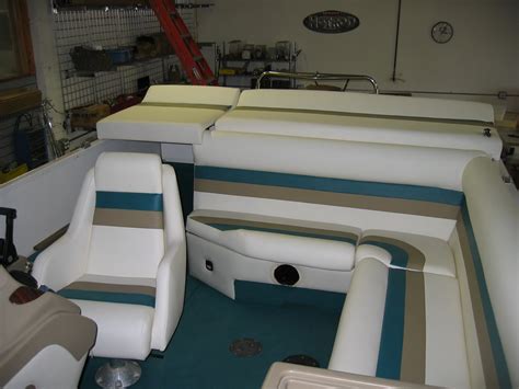 Homestyle Custom Upholstery and Awning: Full Boat Interior