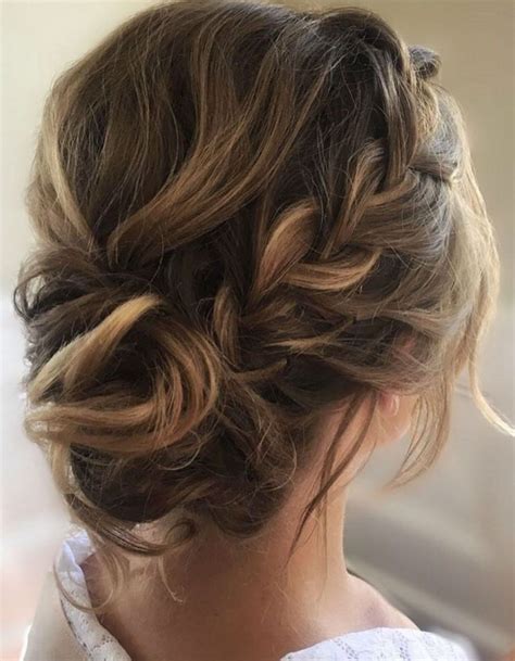 20 Best Ideas Bohemian Braided Bun Bridal Hairstyles For Short Hair