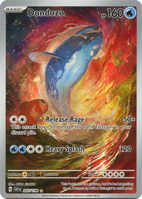 Pokemon Scarlet Violet Base Set Single Card Illustration Rare Dondozo