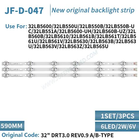 Jf D 047 LED TV Backlight Use For 32lb Innotek Drt 3 0 32 A B Type