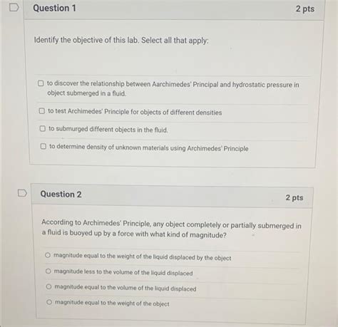 Solved Question Pts Identify The Objective Of This Lab Chegg