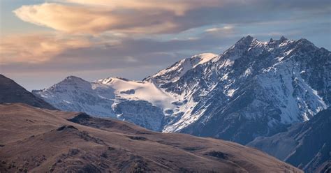 Premium Photo | Snowy mountains of the caucasus