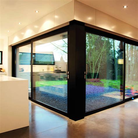 Reynaers CP130 3 Pane Lift Slide Patio Door In Black Matt OXX