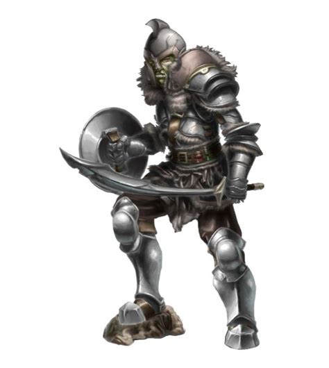 Hobgoblin Male Fighter In Plate Ironfang Invasion Pathfinder Pfrpg