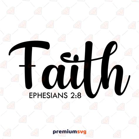 Faith Ephesians 28 Bible Verse Svg Proverb Christianity Svg Premiumsvg