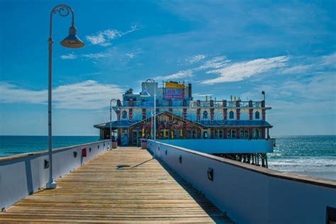 Top View Of Daytona Beach Main Street Pier Editorial Image Image Of