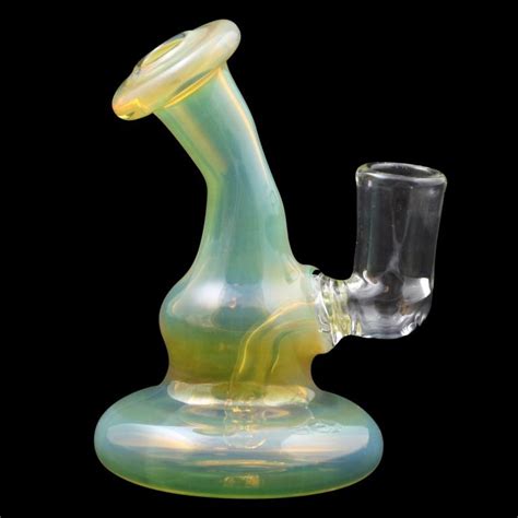 Glass Bubbler Pipe Handmade In Us Chameleon Glass