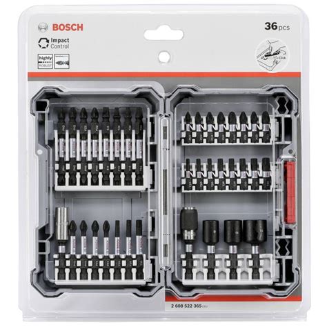 Sotel Bosch Coffret D Embouts De Vissage Pick And Clic Impact Control