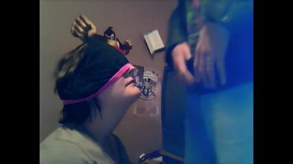Blindfolded MILF Sucks Off Stranger