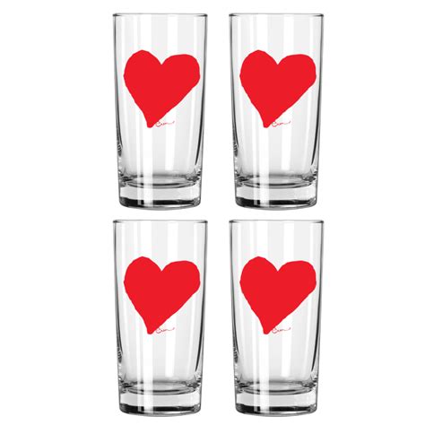 Heart Drinking Glass Set In 2020 Glass Set Drinking Glass Drinking Glass Sets