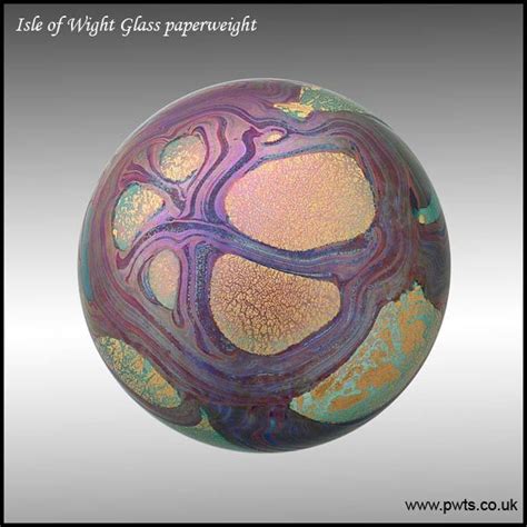 Stunning irridescent paperweight from Isle of Wight Glass. | Glass ...