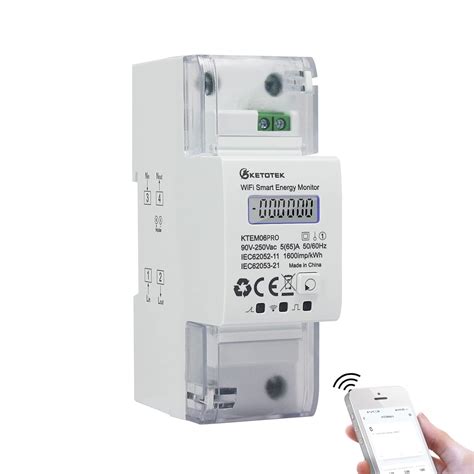 Ketotek Smart Compteur D Nergie Bidirectionnel Wifi Monophas Compteur