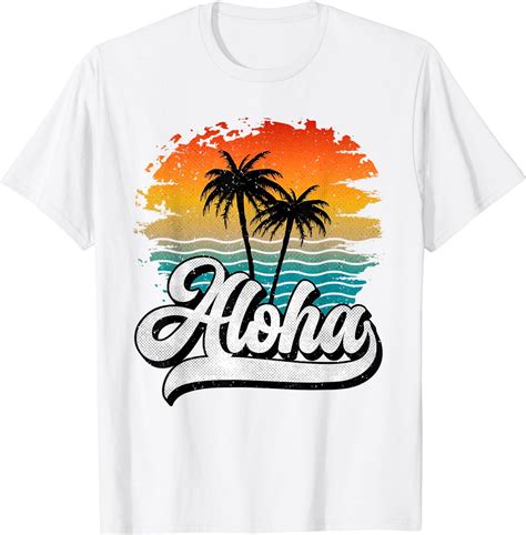 Aloha Tshirt Hawaii Shirt Hawaii Lover Tee Retro Aloha T Shirt