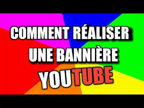 Comment Cr Er Une Banniere Youtube Facilement Sur Mobile Picsart