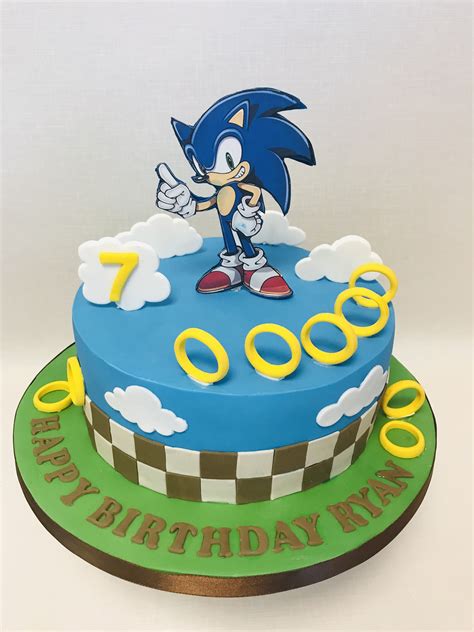 Sonic The Hedgehog Theme Birthday Cake Sonic Birthday Cake Sonic