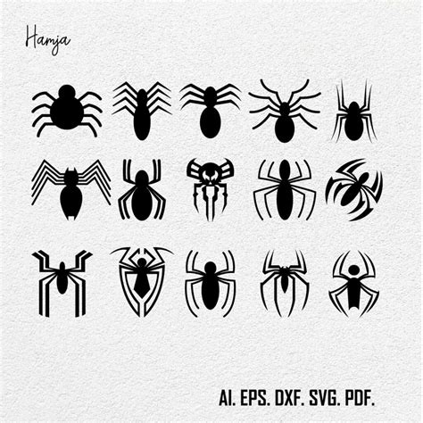 Spider SVG Bundle Spider PNG Bundle Spider Clipart Spider SVG Cut