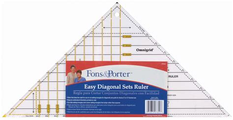 Fons And Porter Easy Diagonal Sets Ruler Fpr7842 Pink Door Fabrics