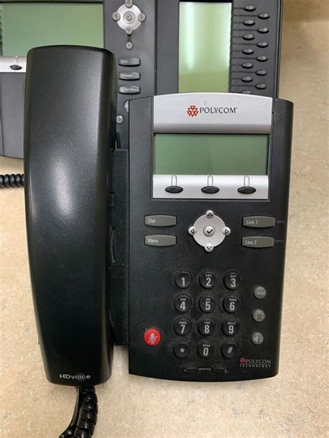 PolyCom SoundPoint Model IP 335 VoIP SIP Digital Business Telephones 12