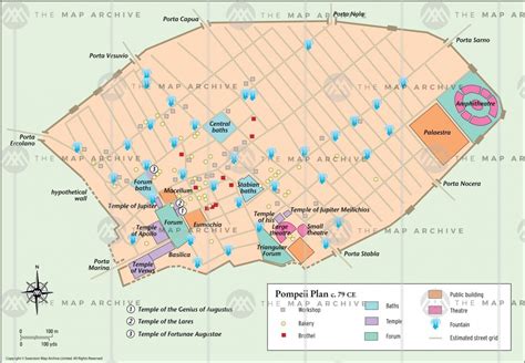 Pompeii Map | Pompeii | Pompeii, Pompeii, Herculaneum, Pompeii Italy ...