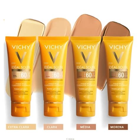 Vichy Idéal Soleil Clarify Cor FPS 60 Beleza na Web