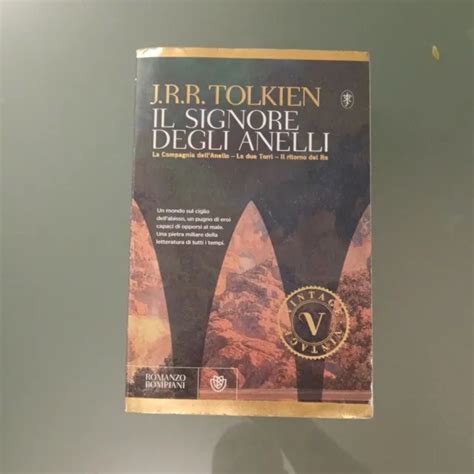 Tolkien Il Signore Degli Anelli Trilogia Edizione Bompiani Vintage