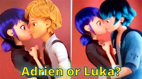 Adrien And Marinettes Kiss Or Luka And Marinettes Kiss Glow Up Shorts Youtube Miraculous