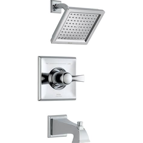 Delta Dryden 1 Handle Tub And Shower Faucet Trim Kit Only In Chrome