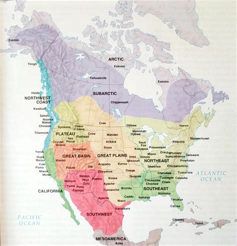 Indigenous Mexico Map