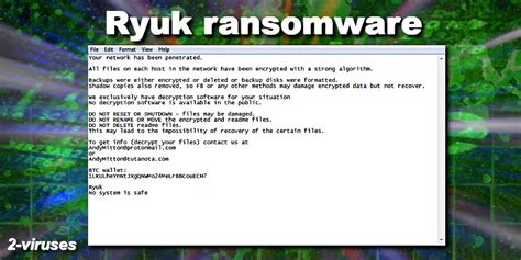 Ryuk Ransomware How To Remove Dedicated 2