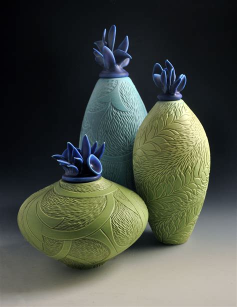 Natalie Blake Studios Summer Greens Vessel Collection 2015 Of Hand