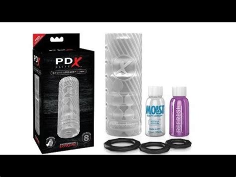 Pdx Elite Ez Grip Stroker Clear Pipedream Extreme Toyz Youtube