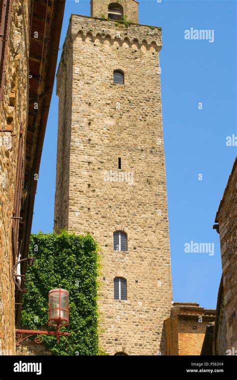 San Gimignano towers Stock Photo - Alamy