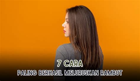 Cara Meluruskan Rambut Keriting Secara Alami Cuma Pakai Bahan Yang