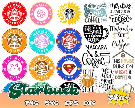 350 Starbucks Svg Bundle Starbucks Wrap Svg Starbucks Bundl Inspire Uplift