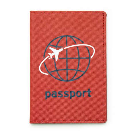 Protège passeport plastique rouge Maisons du Monde