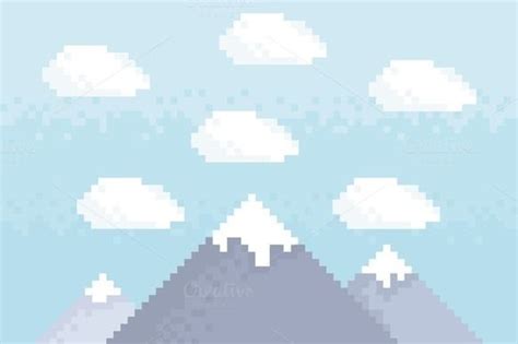 Mountain pixel art