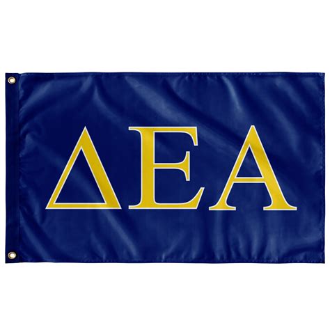 Delta Epsilon Alpha Fraternity Flag Custom Greek Banners Dg2 Designergreek2