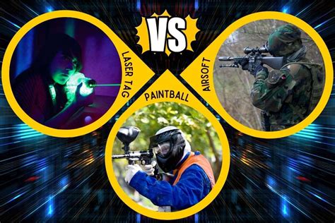 Laser Tag Vs Paintball Vs Airsoft Which Is The Ultimate Choice