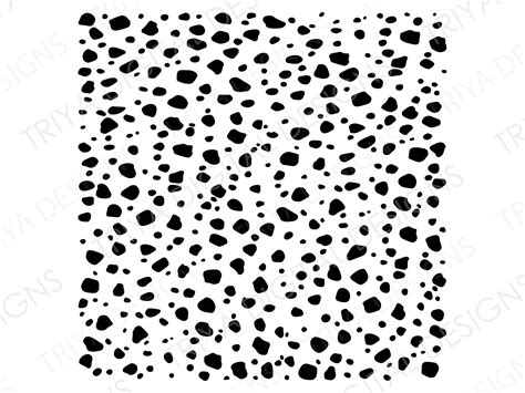 Dalmatian Print SVG Cut File Dalmation Spots Print PNG File Etsy UK