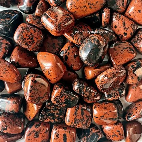 Wholesale High Quality Natural Mahogany Obsidian Tumble Stone For