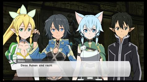 Sword Art Online Lost Song Gameplay Erster Storydungeon Youtube