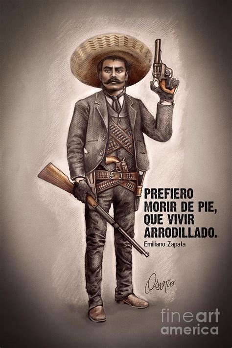 Emiliano Zapata Drawing by Claudio Osorio